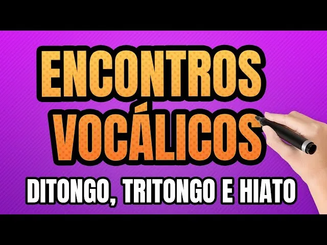 video aula ditongo tritongo e hiato