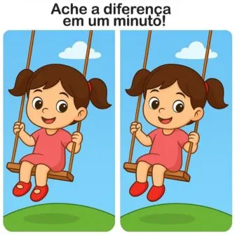 Ache a Diferença: A Menina no Balanço