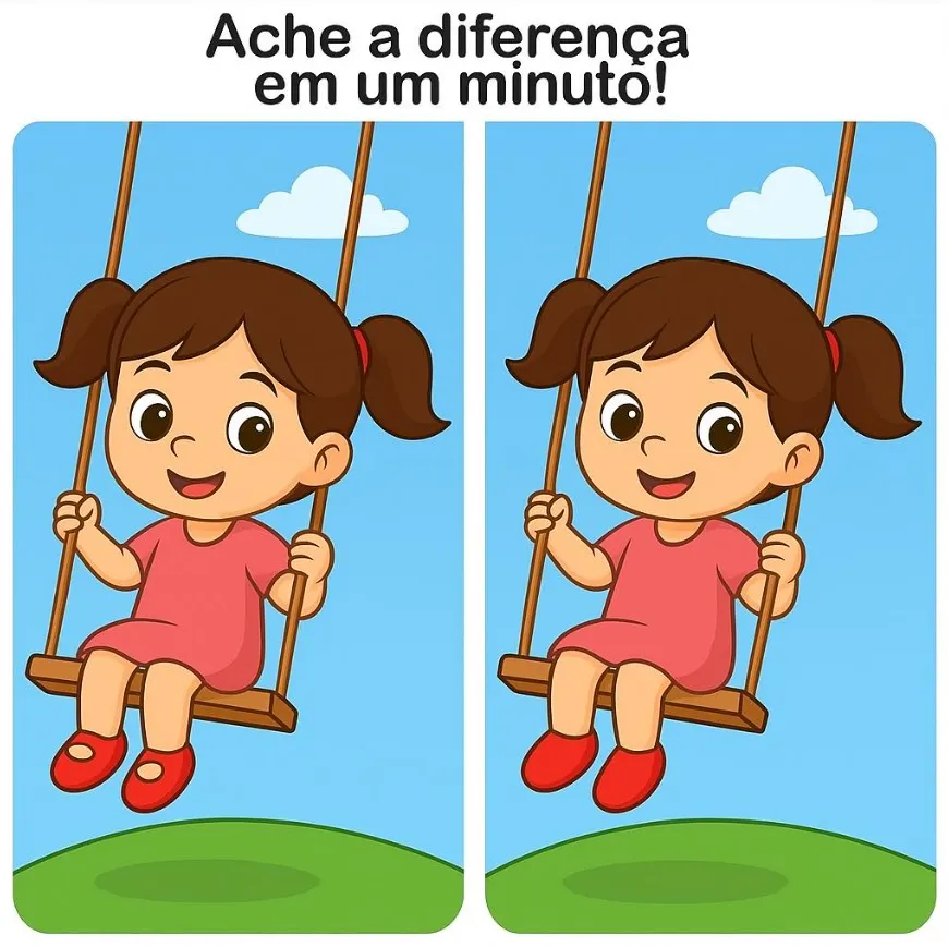 Ache a Diferença: A Menina no Balanço