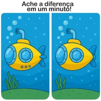 Ache a Diferença: O Submarino no Fundo do Mar