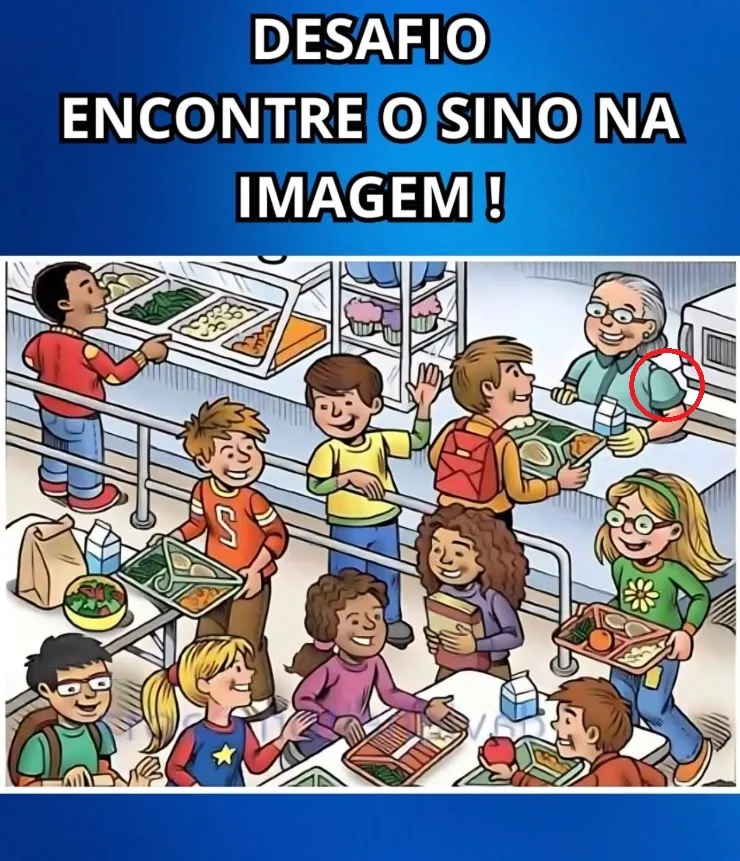 Desafio Visual: Encontre o Sino Escondido na Imagem