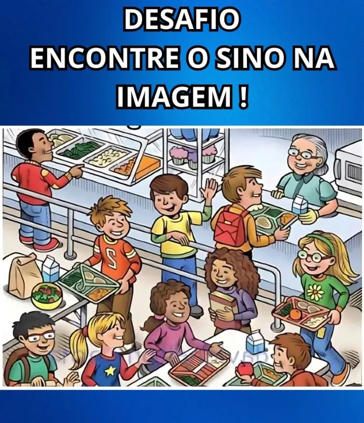 Desafio Visual: Encontre o Sino Escondido na Imagem