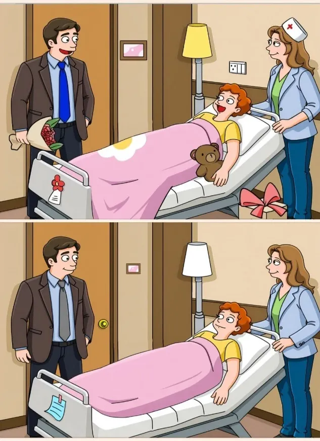ache as diferenças visita no hospital resposta