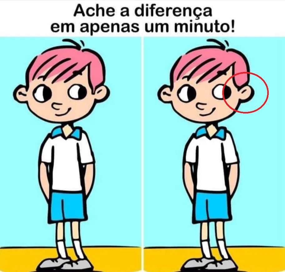 desafio visual ache a diferença em 10 segundos resposta