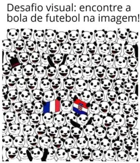 desafio visual encontre a bola de futebol na imagem