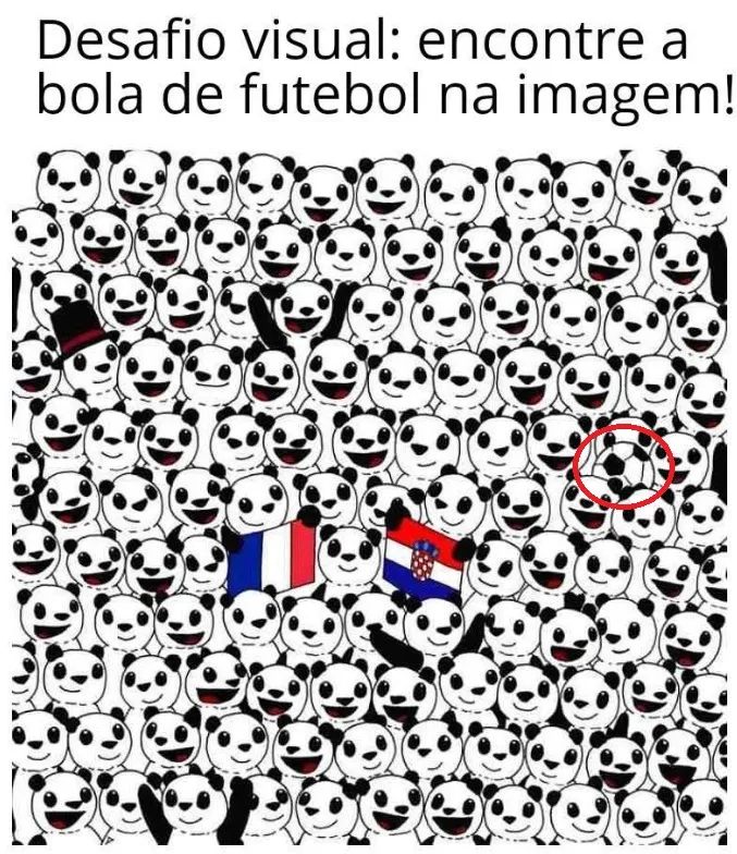 desafio visual encontre a bola de futebol na imagem resposta