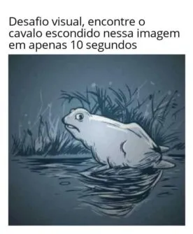 desafio visual encontre o cavalo escondido nessa imagem