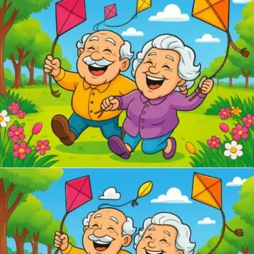 Desafio Visual: Encontre as 7 Diferenças do Casal no Parque