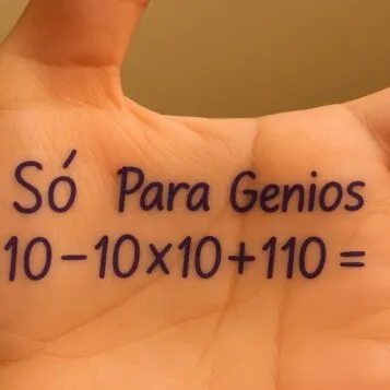 Só para Gênios: 10-10x10+110