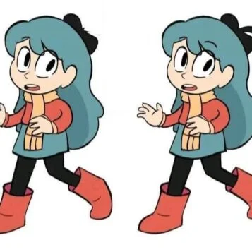 Ache a Diferença: A Menina com Roupas de Inverno