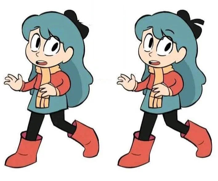 Ache a Diferença: A Menina com Roupas de Inverno