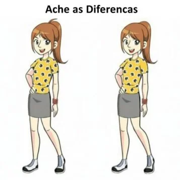 Ache a Diferença: Adolescente Estilosa