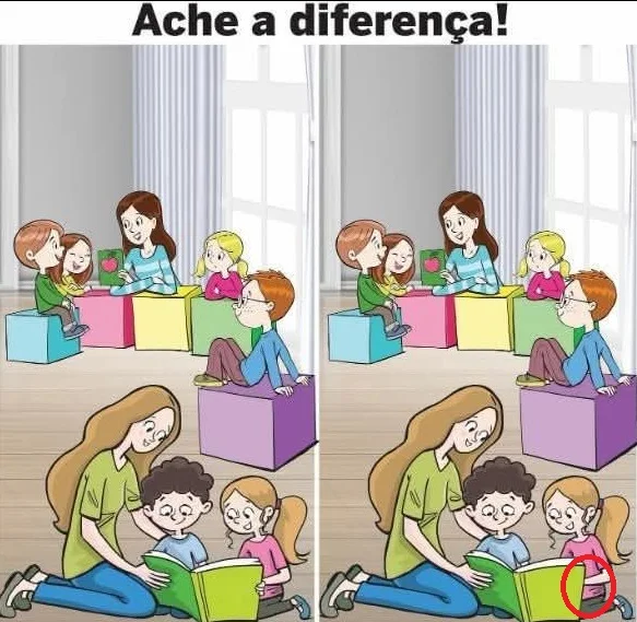 Ache a Diferença: Clube de Leitura Infantil