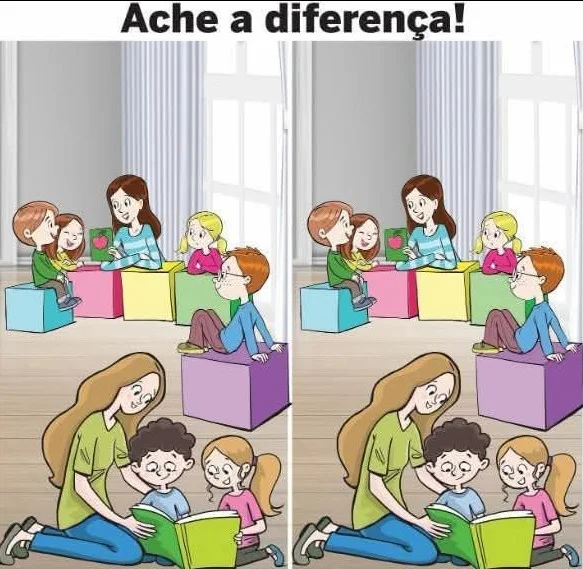 Ache a Diferença: Clube de Leitura Infantil