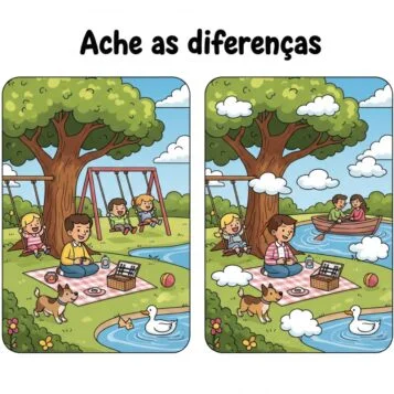 Ache a Diferença: Crianças no Parque