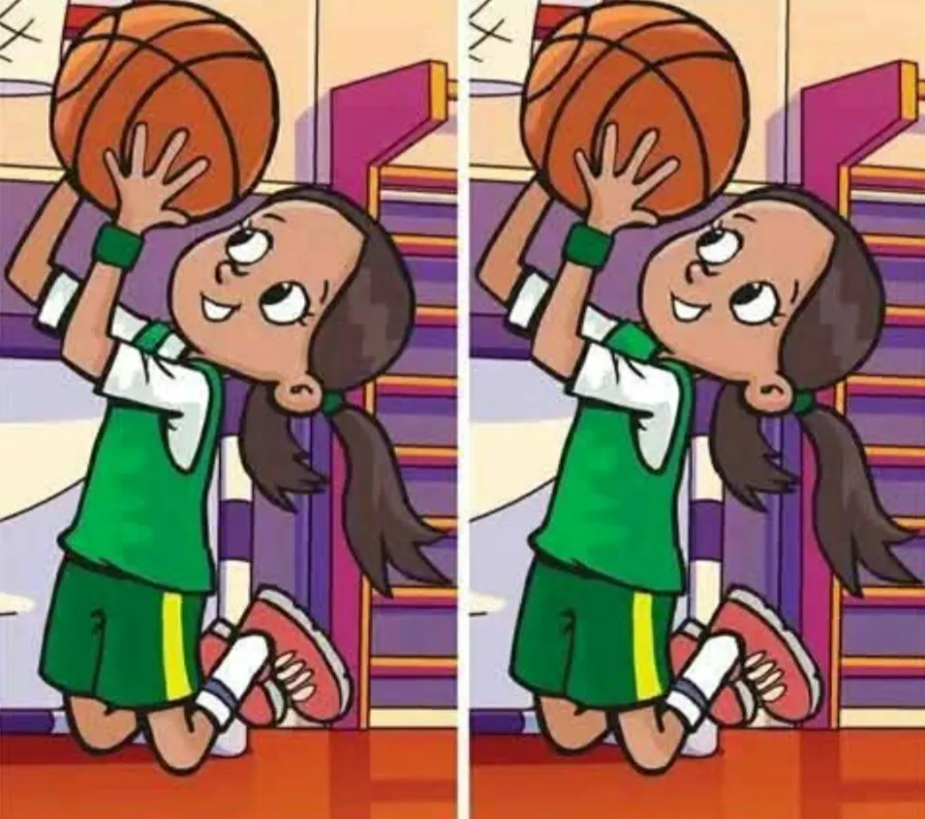 Ache a Diferença: Jogadora de Basquete
