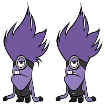 Ache a Diferença: O Minion Roxo