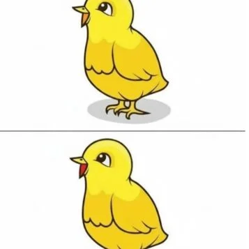 Ache a Diferença: Pintinho Brincalhão