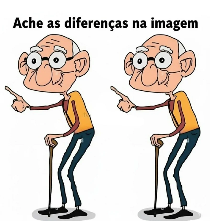 Ache a Diferença: Senhorzinho Contente