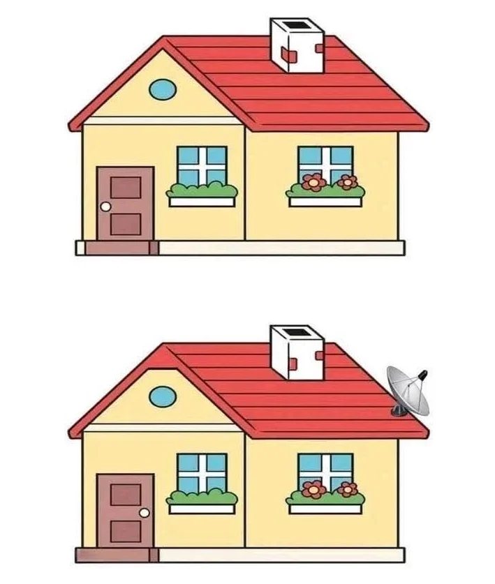 Ache as 5 Diferenças: A Casa Amarela