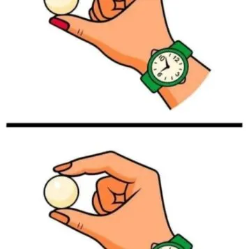 Ache as Diferenças: Moça e a Bola de Ping Pong