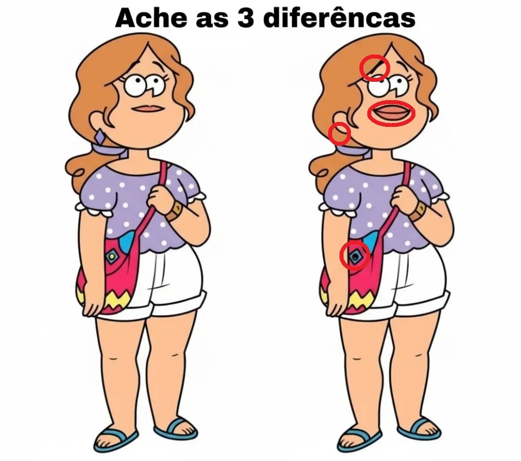 Ache as Diferenças: Ruiva e Estilosa