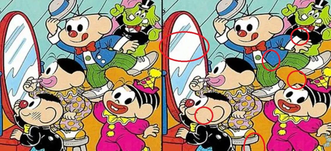 Ache as Diferenças: Turma da Mônica no Circo
