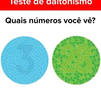 Teste de Daltonismo: Quais Números Você Consegue Ver?