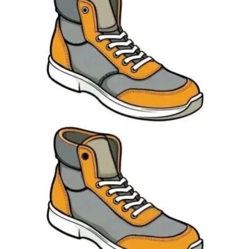 Ache a Diferença: A Bota Esportiva