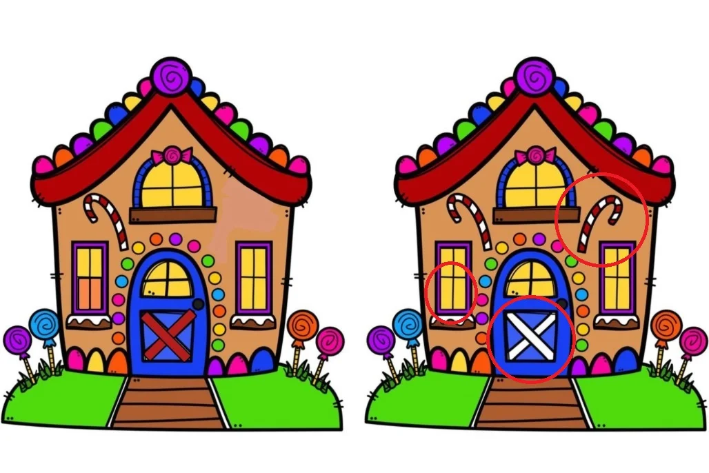 Ache a Diferença: A Casa de Doces