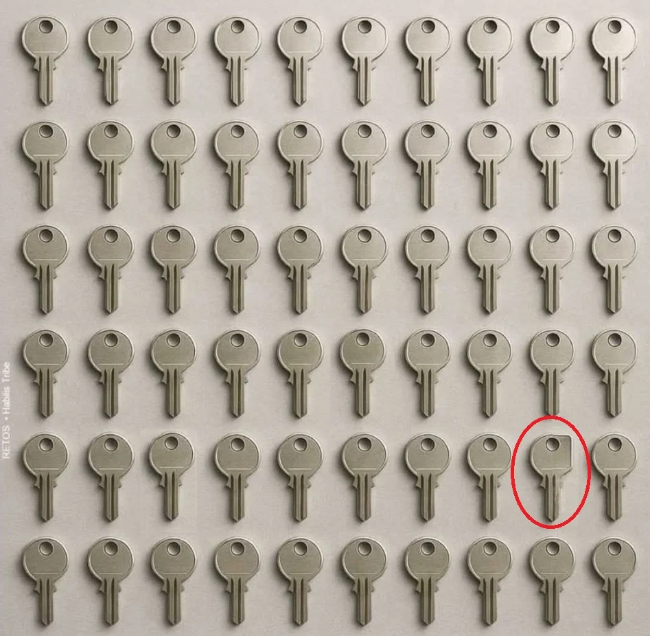 Ache a Diferença: As Chaves Misteriosas