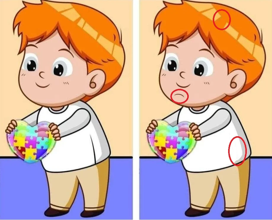 Ache a Diferença: O Menino e o Coração de Quebra-Cabeça