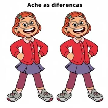 Ache as Diferenças: A Menininha Ruiva