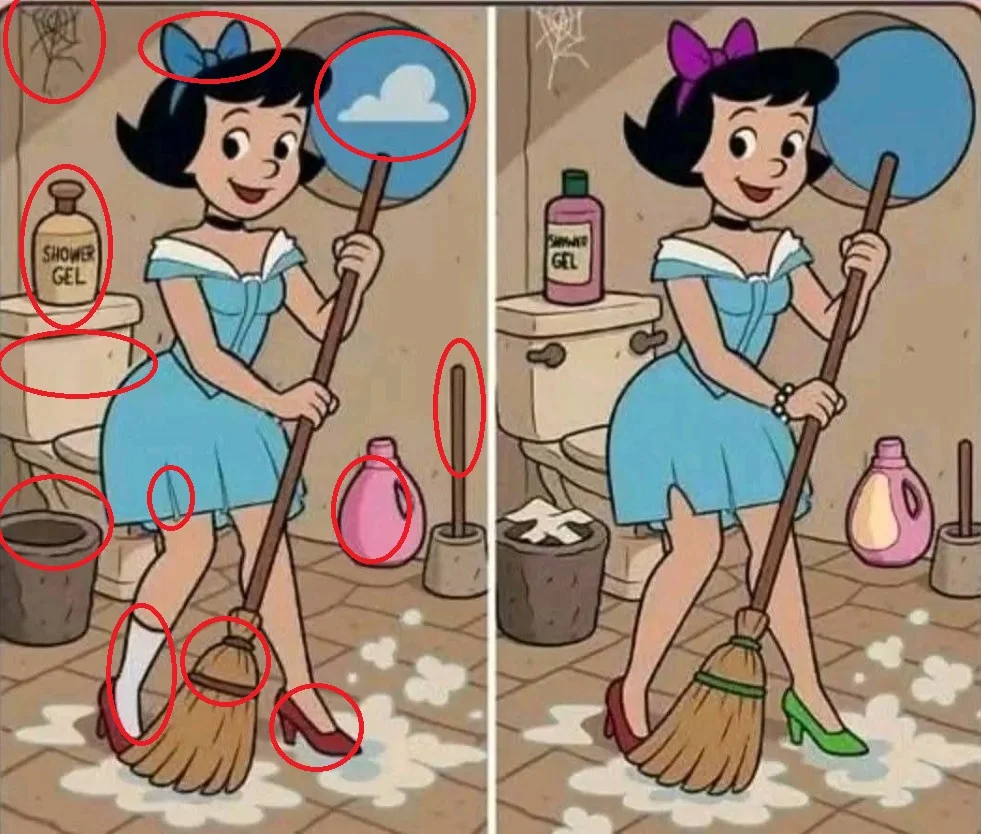 Ache as Diferenças: A Faxina no Banheiro