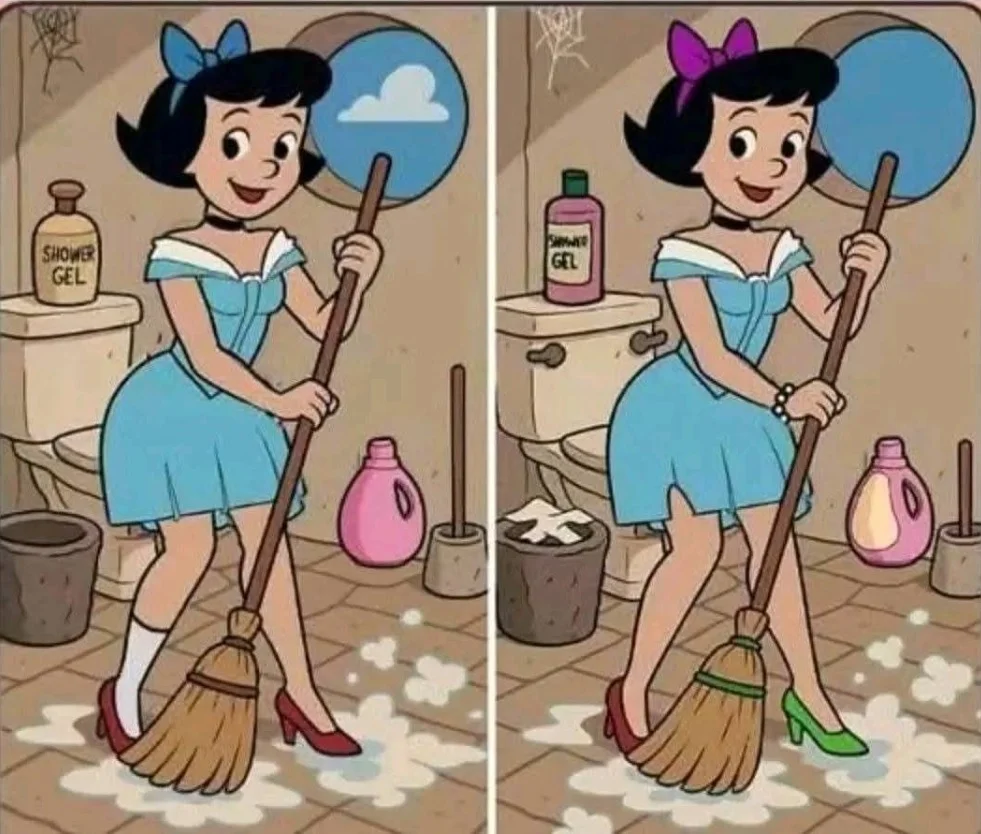 Ache as Diferenças: A Faxina no Banheiro