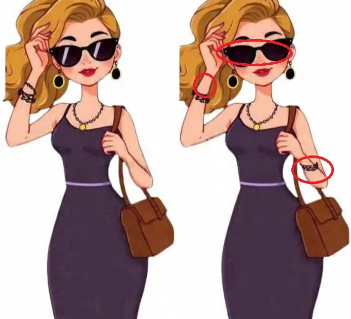 Ache as Diferenças: A Mulher Elegante