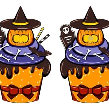 Ache as Diferenças: O Cupcake de Halloween