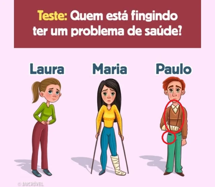 Quem Está Fingindo o Problema de Saúde?