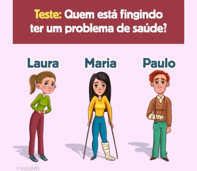 Quem Está Fingindo o Problema de Saúde?