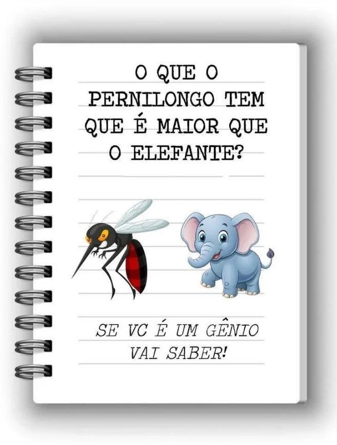Desafio de Raciocínio: O Que o Pernilongo Tem Que É Maior Que o Elefante?