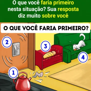 Teste de Personalidade: O que você faz primeiro?