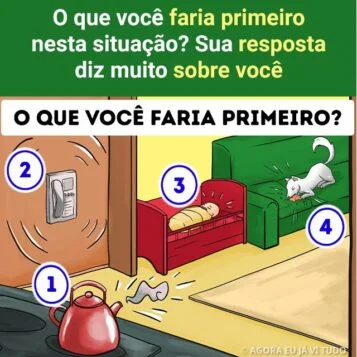 Teste de Personalidade: O que você faz primeiro?