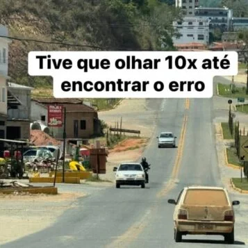 Ache o Erro: a Rodovia