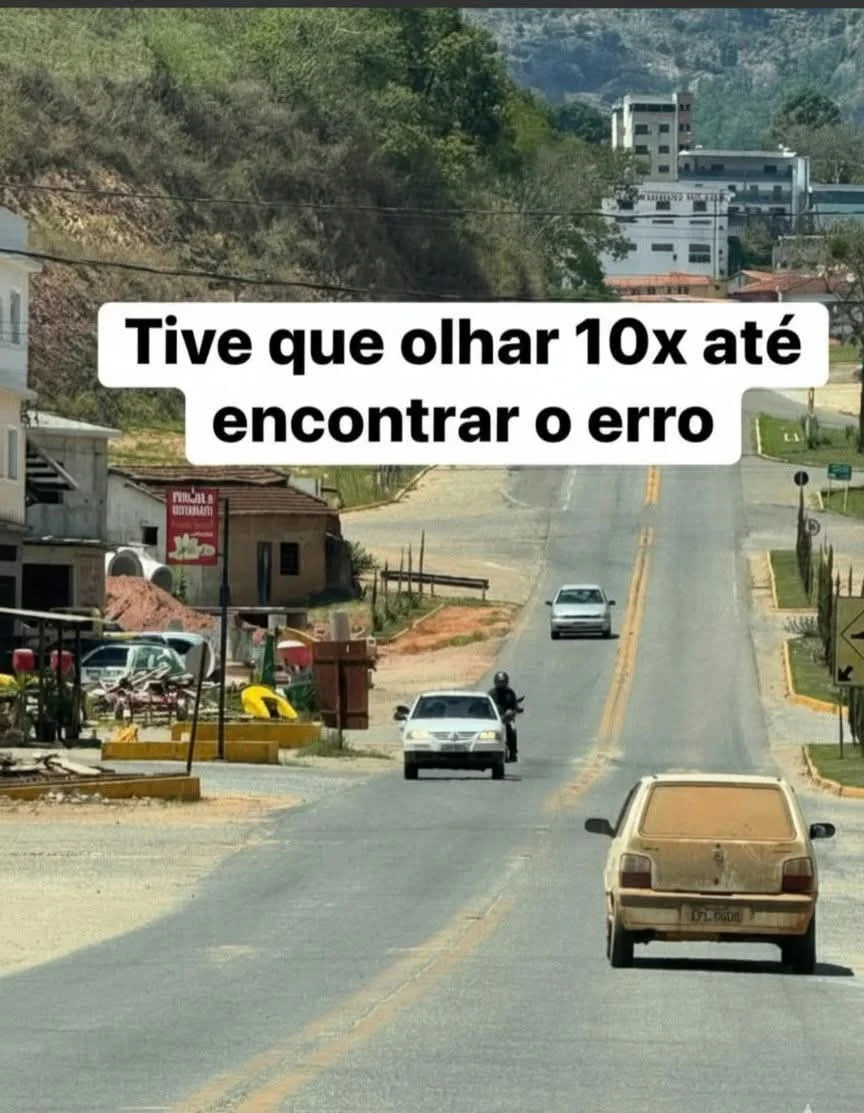 Ache o Erro: a Rodovia