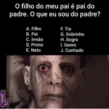 Desafio do Dia: O Que Eu Sou do Padre?
