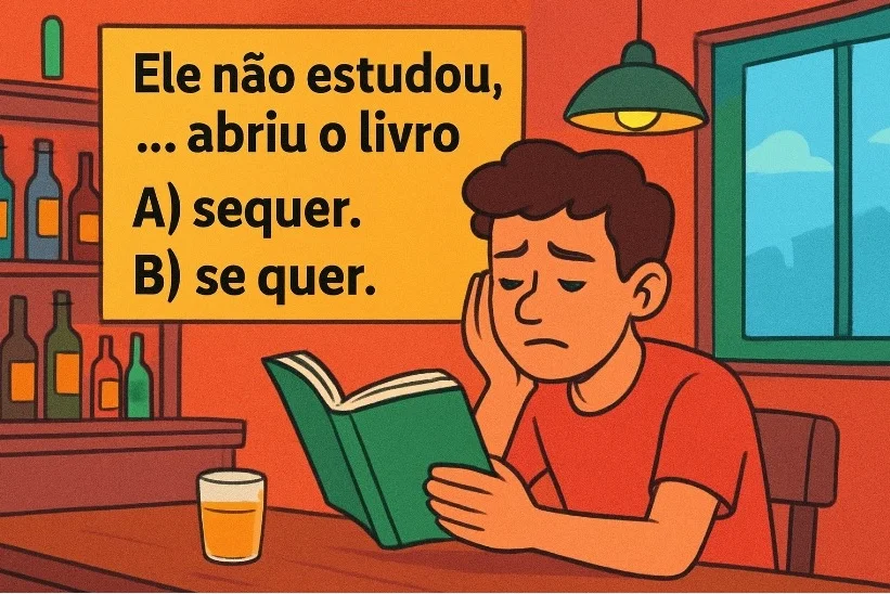 Desafio do Dia: Qual é a Forma Correta Para Completar a Frase?