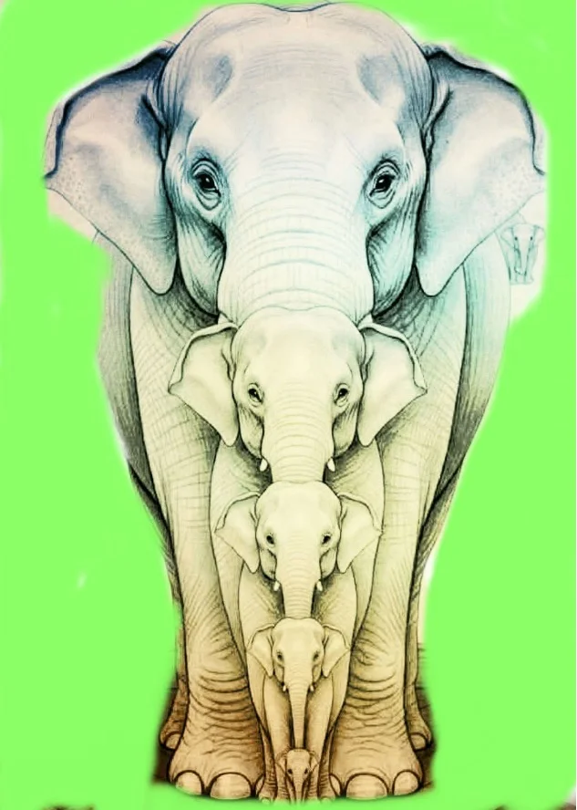 Desafio do Dia: Quantos Elefantes Você Consegue Encontrar?