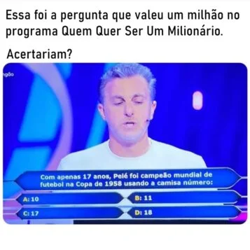 Essa Foi a Pergunta Que Valeu Um Milhão no “Quem Quer Ser Um Milionário”