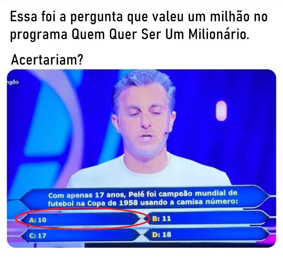 Essa Foi a Pergunta Que Valeu Um Milhão no “Quem Quer Ser Um Milionário”