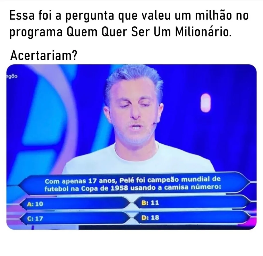 Essa Foi a Pergunta Que Valeu Um Milhão no “Quem Quer Ser Um Milionário”